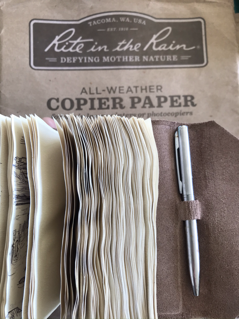 Libreta de Cuero con Papel Impermeable Mediana