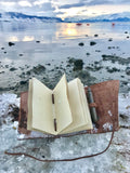 Libreta de Cuero con Papel Impermeable de Bolsillo